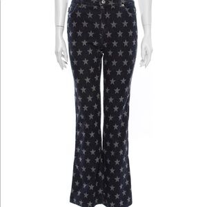 Moschino Jeans Mid-Rise Wide Leg Jeans